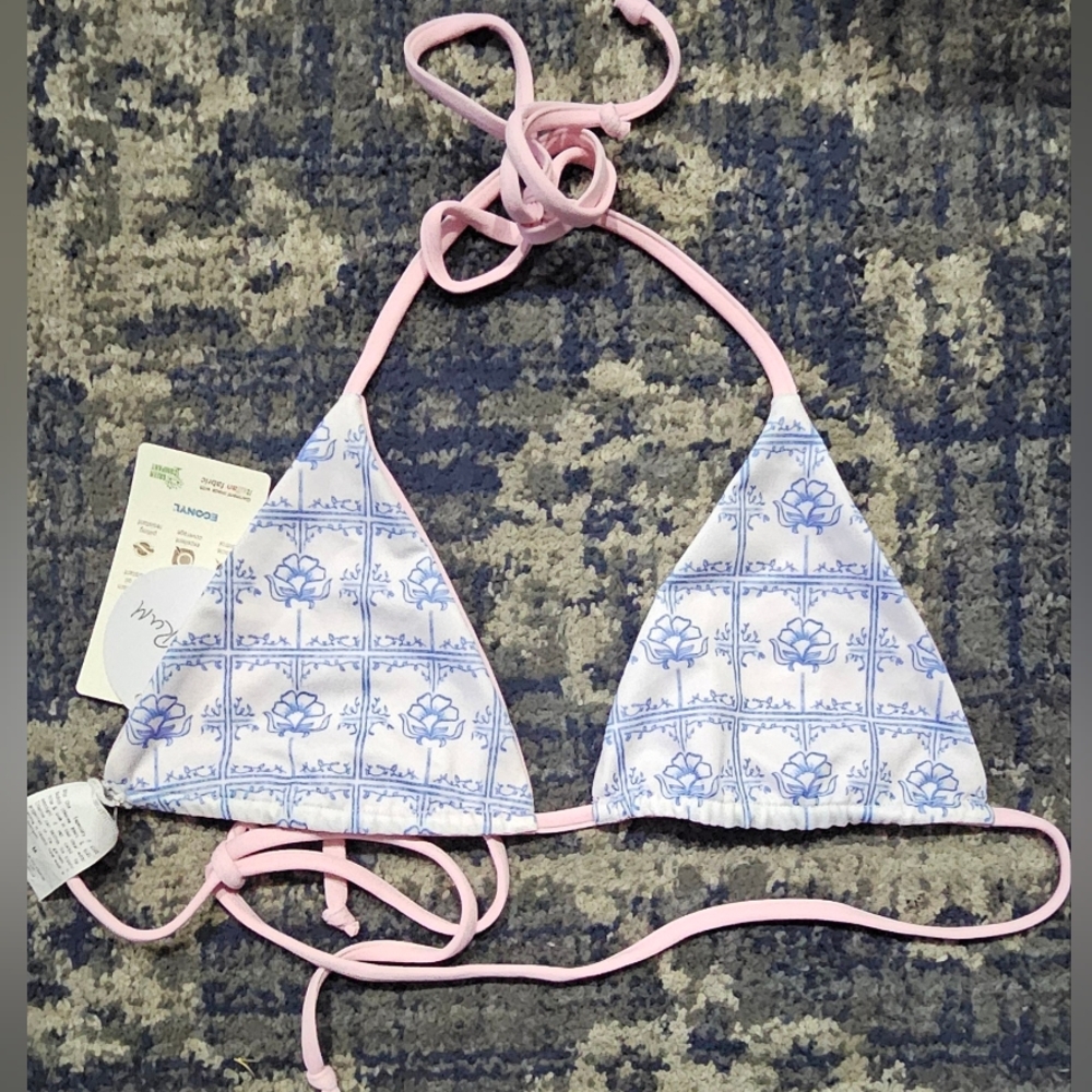 Ricki Rum Reversible Bikini Top Medium